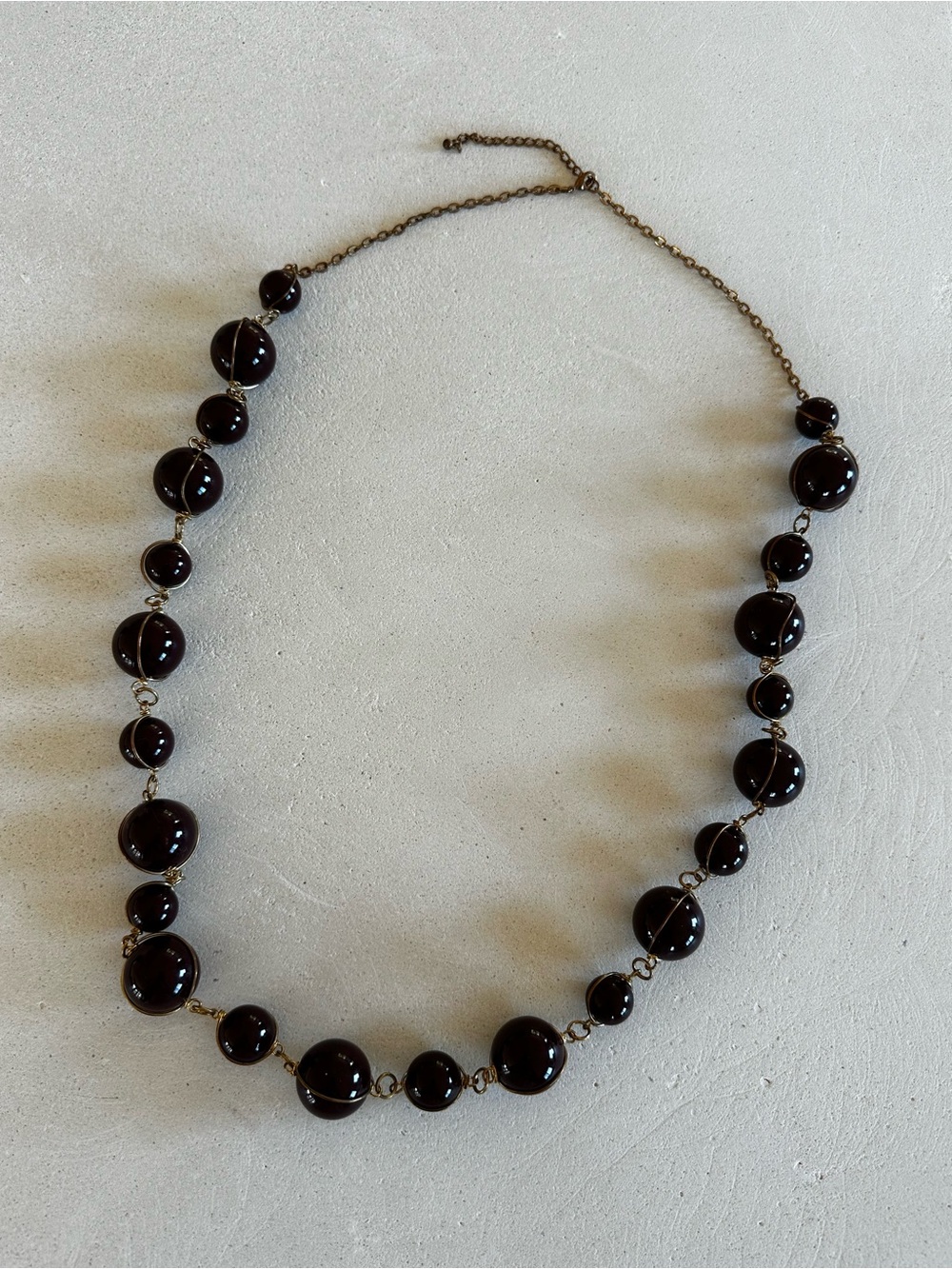 bebe Classic Black Bead Necklace - Women Jewelry